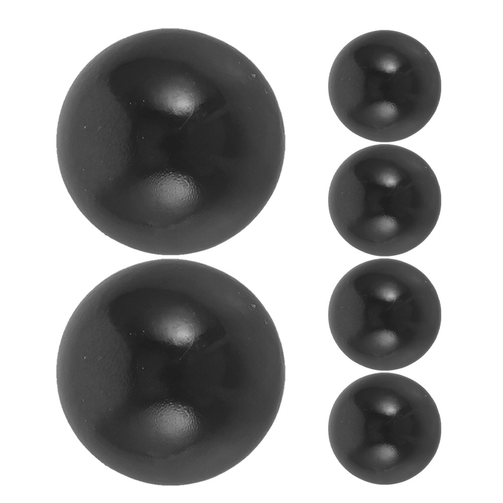 Boxing Machine Arcade - 6Pcs Black Plastic Pinball Replacement Balls