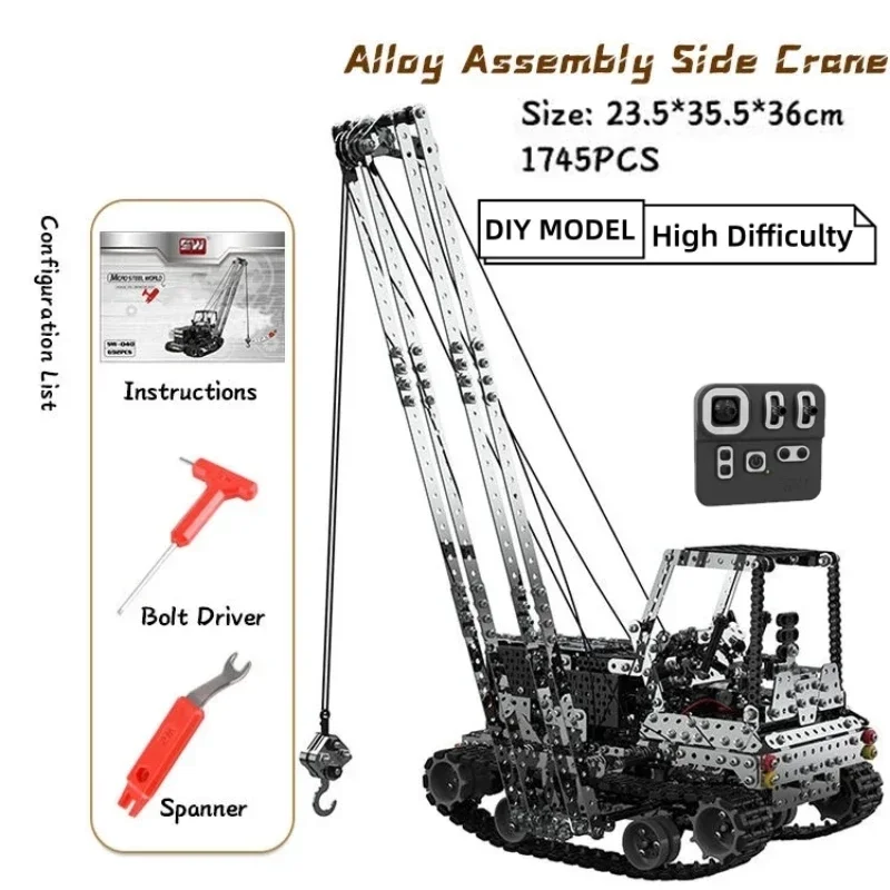 DIY Metal RC Crane Electric Ho - Claw Crane Machine 评论和价格
