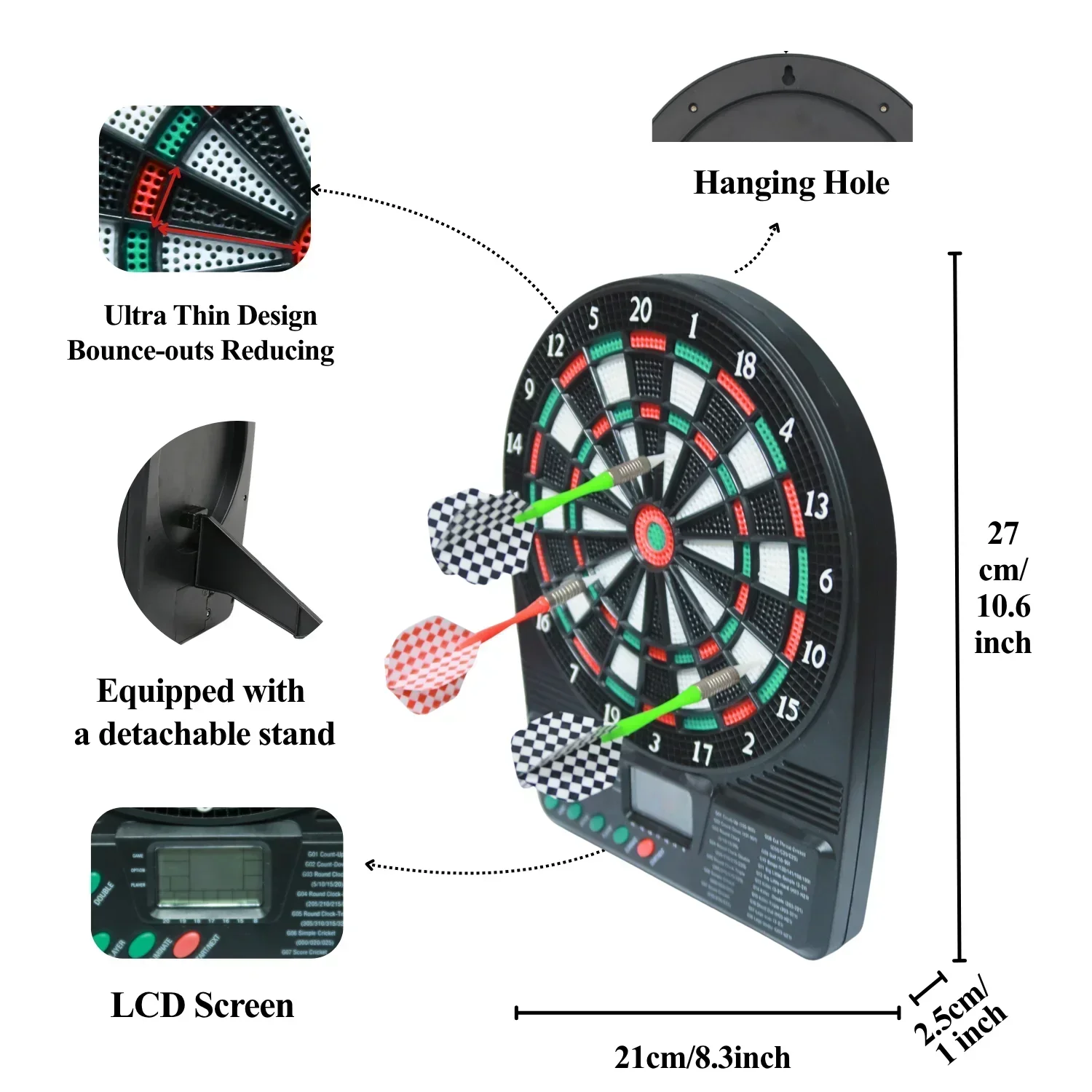 Portable Electronic Dartboard  - Electronic Dartboard Cabinet 评论和价格