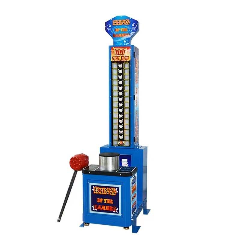Blue Indoor Arcade Hammer Game - Boxing Machine Arcade 评论和价格