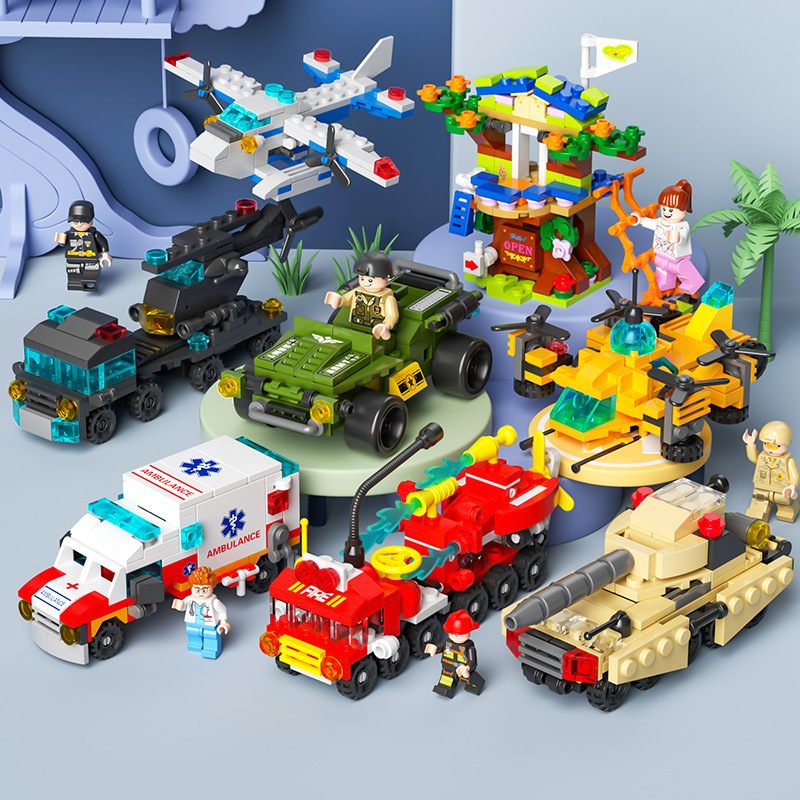 6 in 1 Mega City Building Set  - Claw Crane Machine 评论和价格