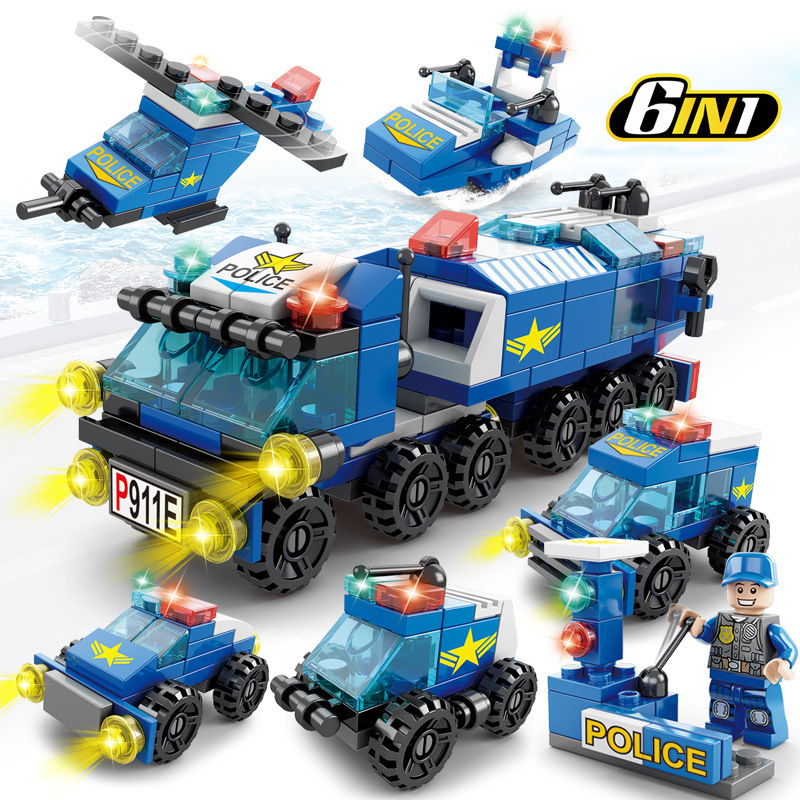 6 in 1 Mega City Building Set  - Claw Crane Machine 评论和价格