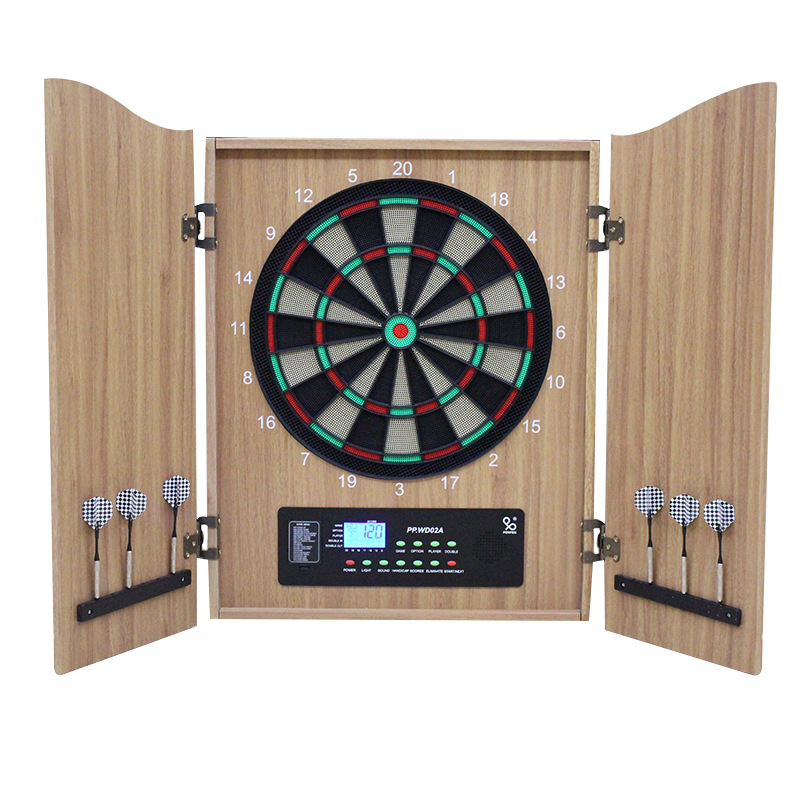 Luxury wooden electronic dart  - Electronic Dartboard Cabinet 评论和价格